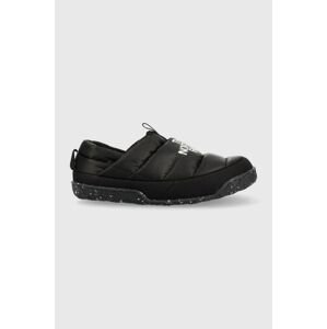 Papuče The North Face Women S Nuptse Mule čierna farba