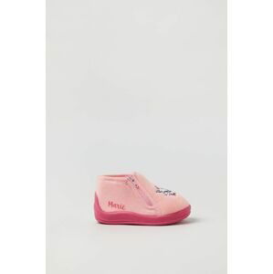 Detské papuče OVS ružová farba