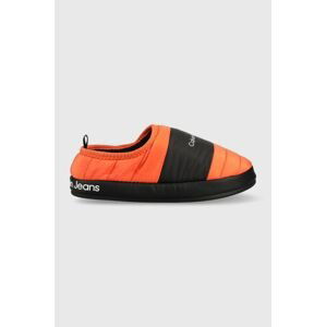 Papuče Calvin Klein Jeans Home Slipper oranžová farba