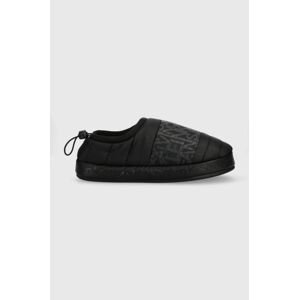 Papuče Calvin Klein Jeans Home Slipper W/coulisse čierna farba