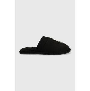Papuče Polo Ralph Lauren Klarence čierna farba, RF103846