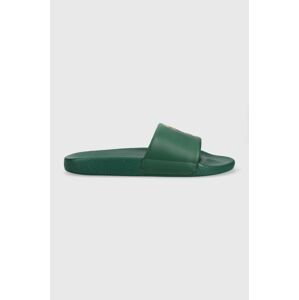 Šľapky Polo Ralph Lauren Polo Slide pánske, zelená farba, 809878092002