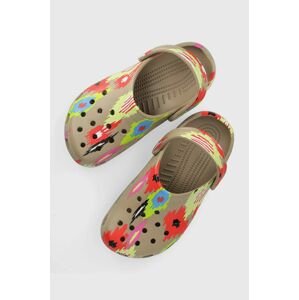 Šľapky Crocs Classic Ikat Clog Classic Ikat Clog , hnedá farba, 208059