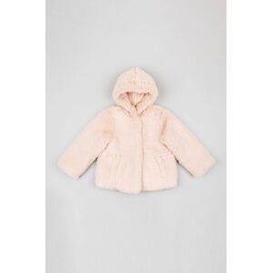 Detský kabát zippy ružová farba,