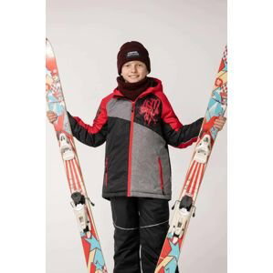 Detská lyžiarska bunda Lemon Explore červená farba
