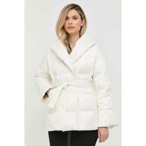 Páperová bunda Marella dámska, biela farba, zimná, oversize