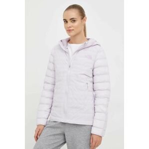 Športová bunda The North Face Thermoball 50/50 fialová farba, prechodná