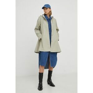 Bunda Rains 18340 A-line Jacket dámska, šedá farba, prechodná,