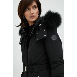 Páperová bunda Woolrich CFWWOU0716FRUT3128-100, dámska, čierna farba, zimná,