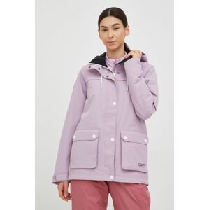 Lyžiarska bunda Colourwear Ida fialová farba