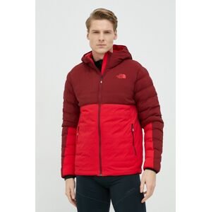 Športová bunda The North Face ThermoBall 50/50 červená farba, zimná