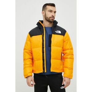 Páperová bunda The North Face MEN’S 1996 RETRO NUPTSE JACKET pánska, oranžová farba, zimná