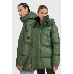 Bunda Rains 15040 Boxy Puffer Parka , zelená farba, zimná,