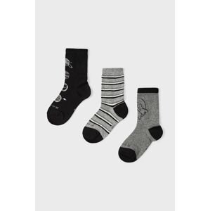 Detské ponožky Mayoral šedá farba