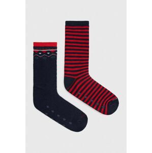 Detské ponožky Mayoral červená farba