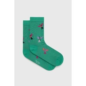 Ponožky Paul Smith dámske, zelená farba