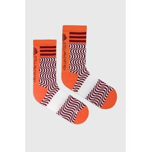 Ponožky adidas by Stella McCartney dámske, oranžová farba