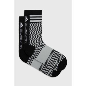 Ponožky adidas by Stella McCartney dámske, čierna farba
