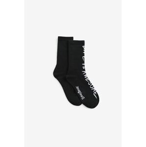 Ponožky Desigual dámske, čierna farba