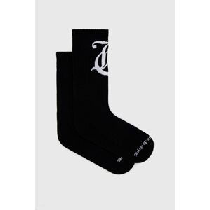 Ponožky Juicy Couture dámske, čierna farba