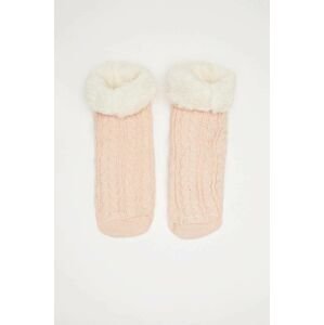 Ponožky women'secret Winter dámske, béžová farba