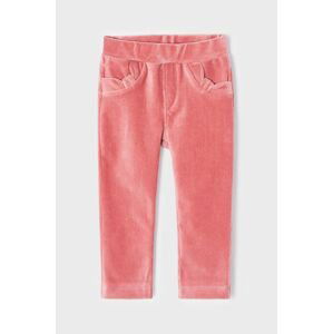 Detské nohavice Mayoral ružová farba, jednofarebné