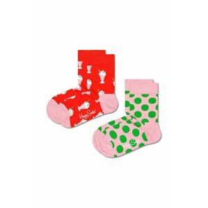 Detské ponožky Happy Socks 2-pak