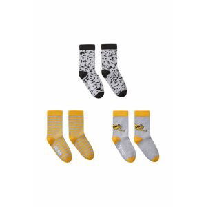Detské ponožky Reima žltá farba