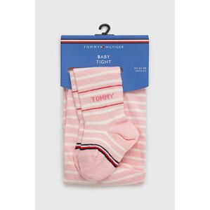 Pančuchy pre bábätká Tommy Hilfiger ružová farba
