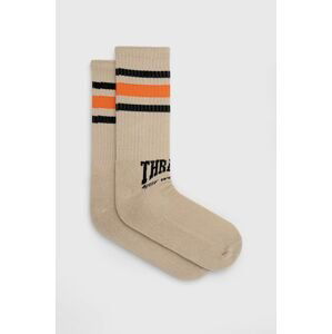 Ponožky HUF X Trasher pánske, béžová farba