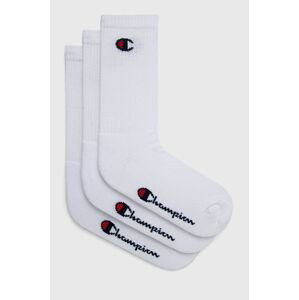 Ponožky Champion (6-pak) pánske, biela farba