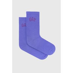Ponožky GAP pánske, fialová farba