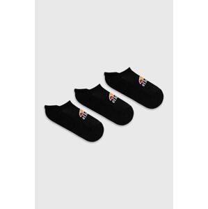 Ponožky Ellesse 3-pak čierna farba