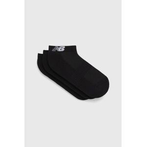 Ponožky New Balance 3-pak čierna farba