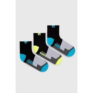 Ponožky Diadora 3-pak zelená farba