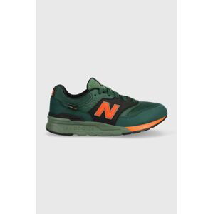 Detské tenisky New Balance GR997HMH zelená farba