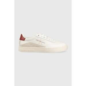 Tenisky Calvin Klein Jeans Classic Cupsole Laceup Low biela farba,