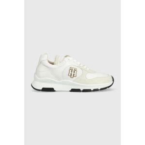 Tenisky Tommy Hilfiger Th Warmlined Runner Sneaker , biela farba,