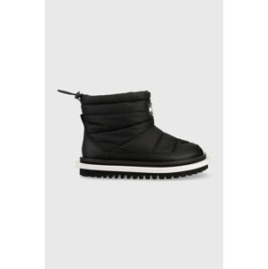 Snehule Tommy Jeans Padded Tommy Jeans Wmns Boot , čierna farba