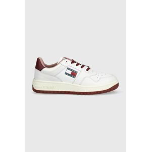 Tenisky Tommy Jeans Tommy Jeans Retro Low Basket biela farba