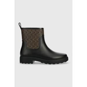 Gumáky Calvin Klein Rain Boot dámske, čierna farba