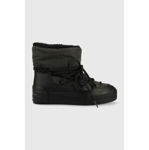 Snehule Calvin Klein Jeans Vulc Flatform Bold Snow Boot čierna farba