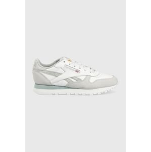 Kožené tenisky Reebok Classic šedá farba,