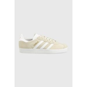 Tenisky adidas Originals Gazelle , béžová farba,