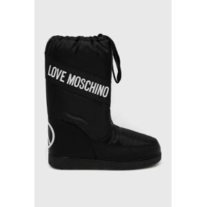 Snehule Love Moschino čierna farba