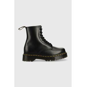 Kožené workery Dr. Martens 1460 Bex Squared DM27886001-Black, dámske, čierna farba, na plochom podpätku