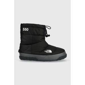 Snehule The North Face WOMEN S NUPTSE APRES BOOTIE čierna farba