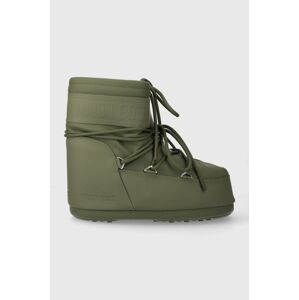 Snehule Moon Boot 14093800 Icon Low Rubber zelená farba