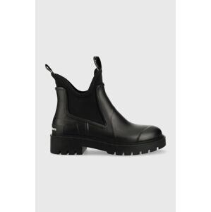 Gumáky Calvin Klein Jeans Yw0yw01034 Bds Chelsea Rain Boots dámske, čierna farba