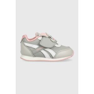 Topánky pre bábätká Reebok Classic šedá farba